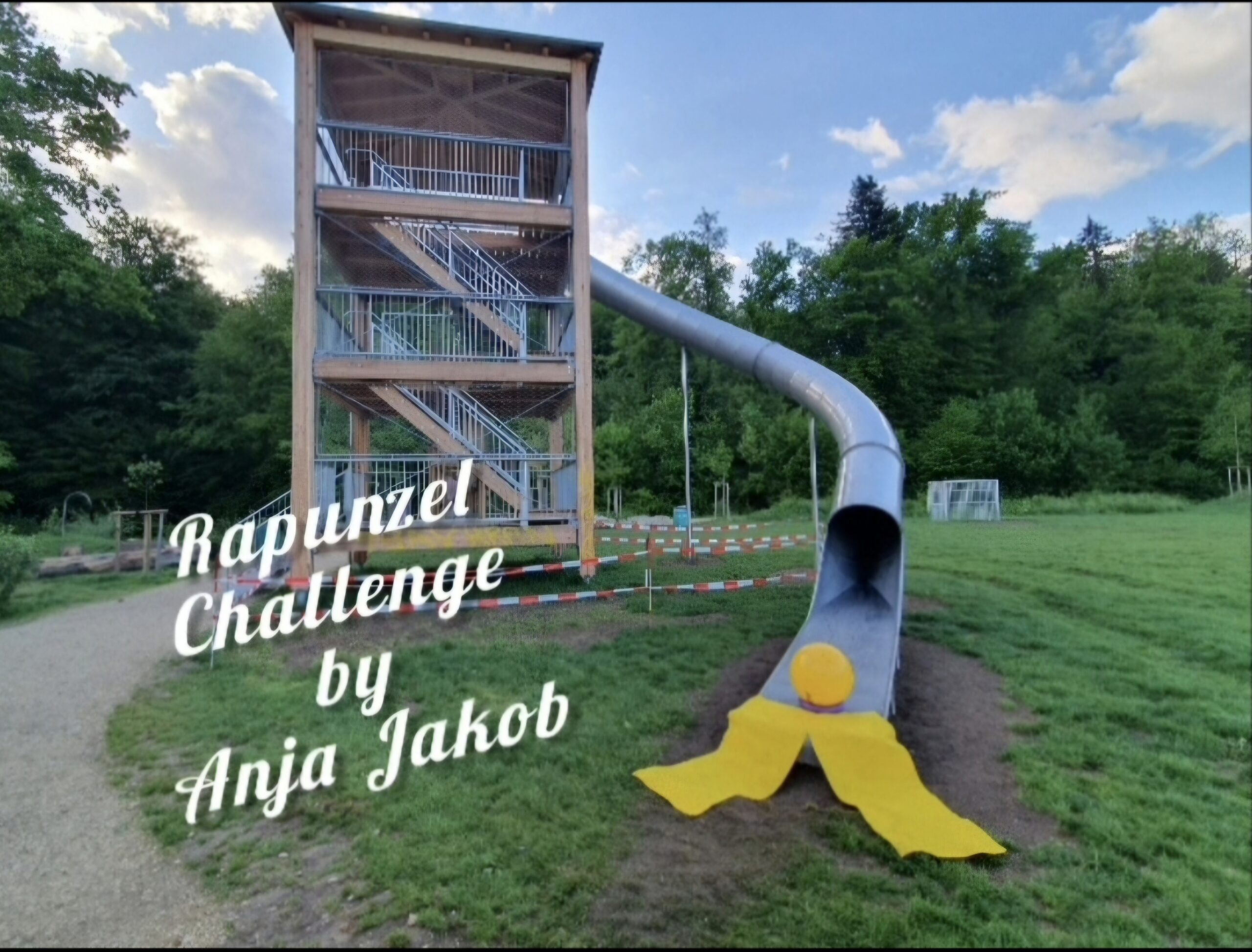 Treibball #RapunzelChallenge Riesenrutsche
